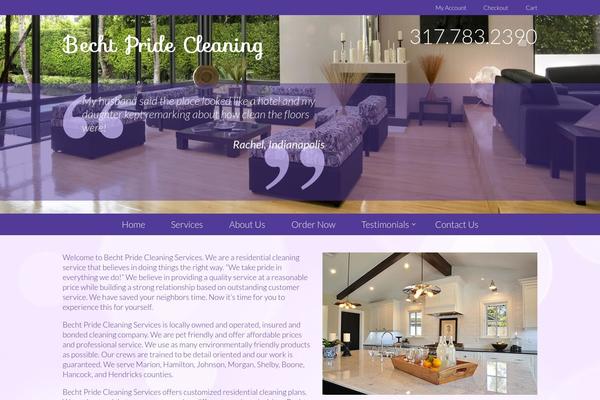 WordPress website example screenshot
