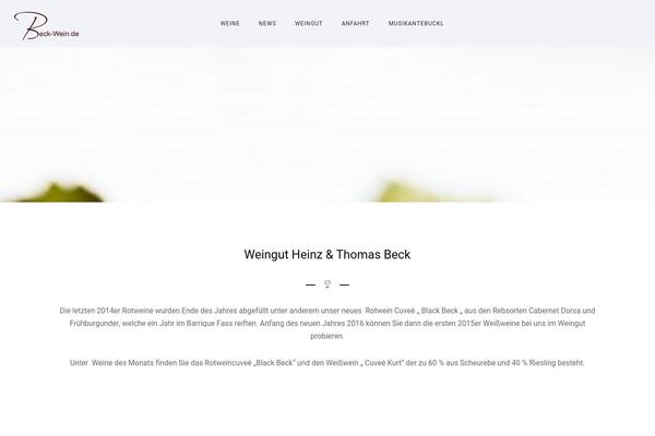 beck-wein.de site used Beck_theme