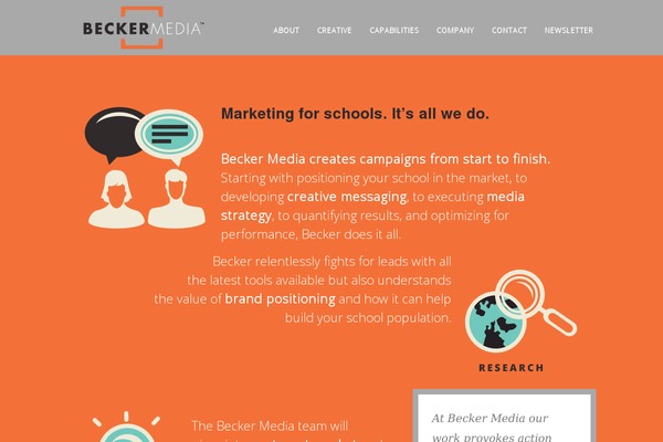 beckermedia.net site used Becker-seo
