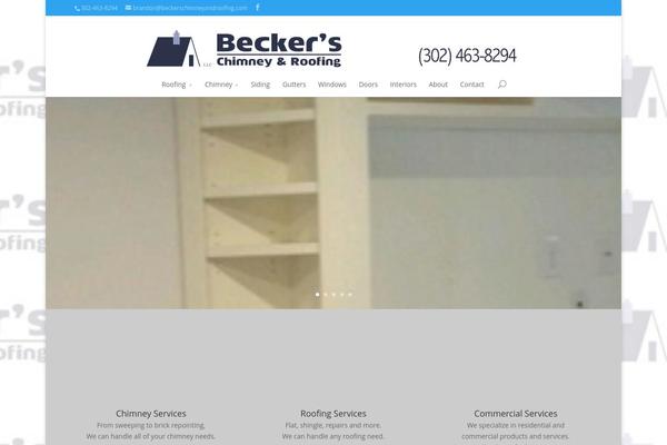 Divi theme site design template sample