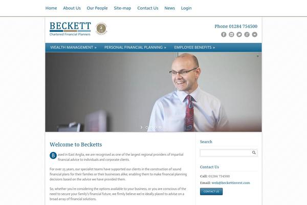 beckettinvest.com site used Modernize v3.1.7