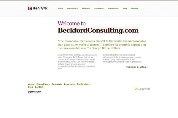beckfordconsulting.com site used Beckford