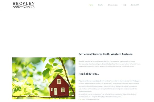 WordPress website example screenshot