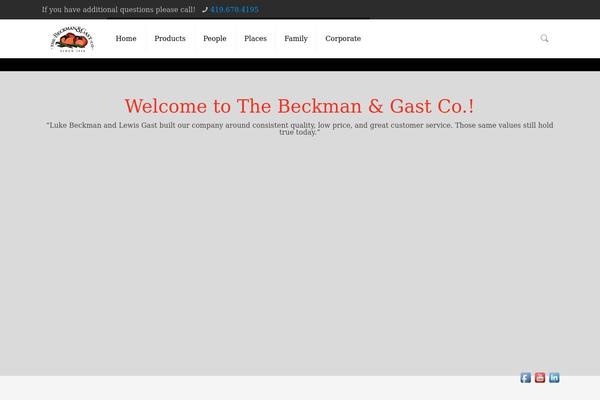 beckmangast.com site used Ttecht-child