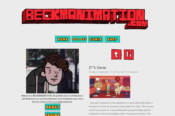WordPress website example screenshot