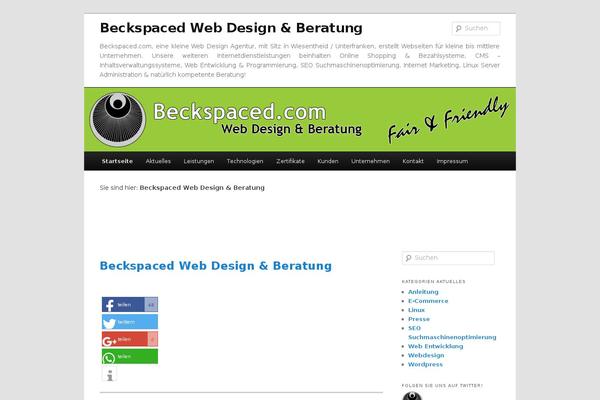 beckspaced.com site used Beckspaced