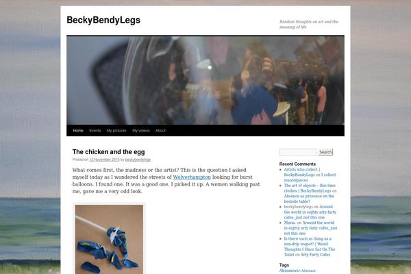WordPress website example screenshot