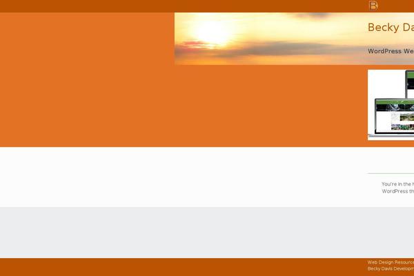 WordPress website example screenshot