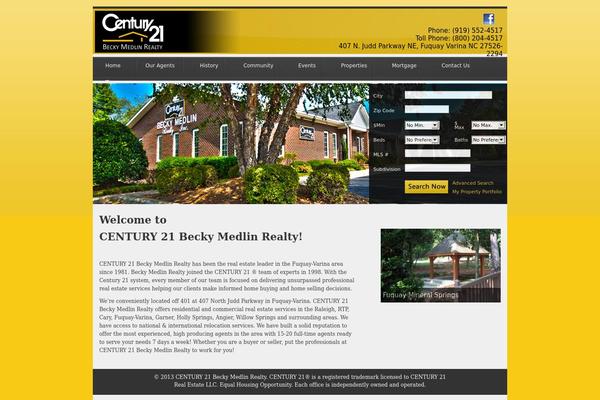 WordPress website example screenshot