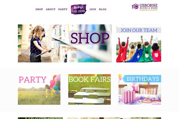 Divi child theme site design template sample