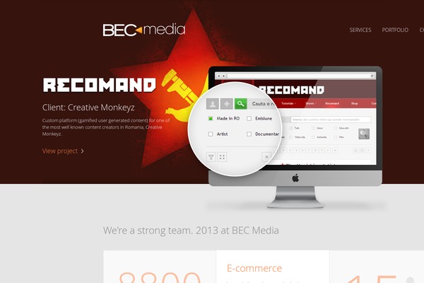 becmedia.net site used Becmedia