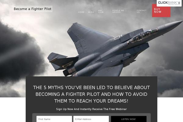 becomefighterpilot.com site used Aspire-pro