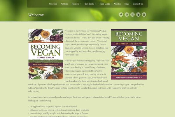 becomingvegan.ca site used Green Earth v1.6