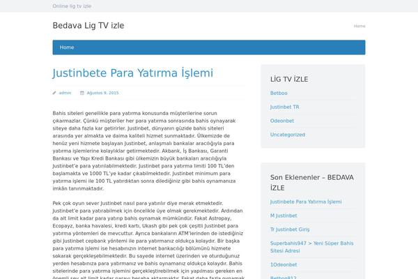 bedavaligtv.info site used Presentation Lite