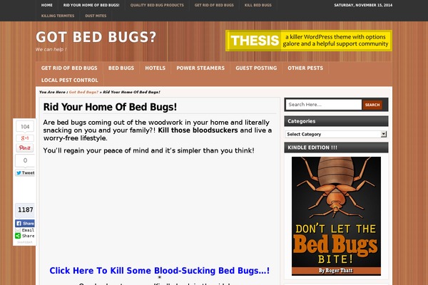 bedbugsevasion.com site used Woodzine