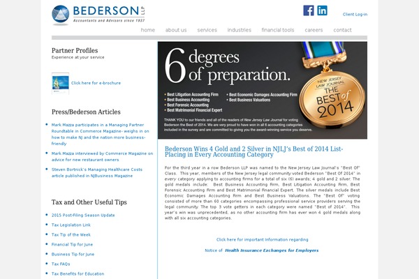 bederson.com site used Bederson