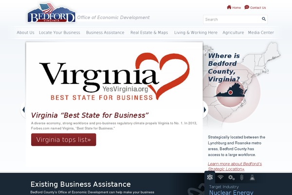 Bedford theme site design template sample
