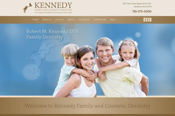 Kennedy theme site design template sample
