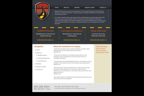 bedfordpaving.com site used Bedfordpaving