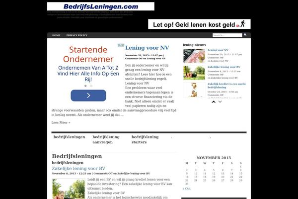 bedrijfsleningen.com site used Clean-minimal