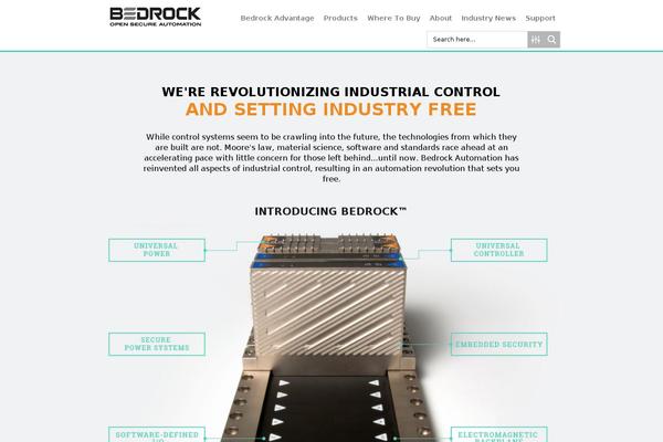 bedrockautomation.com site used Bedrock