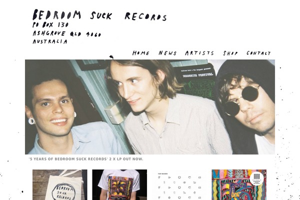bedroomsuckrecords.com site used Bedroomsuckrecords