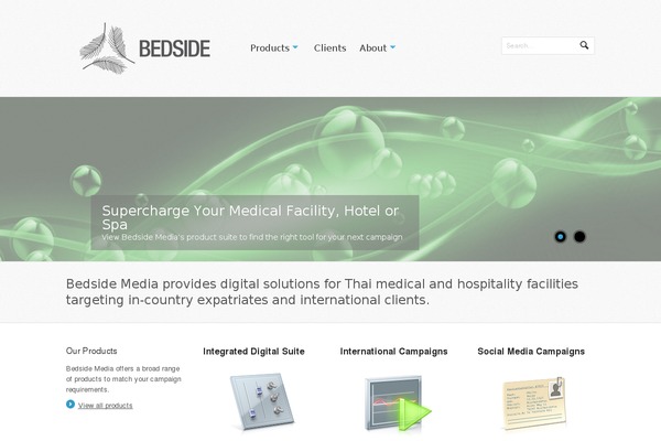 Whitelight theme site design template sample