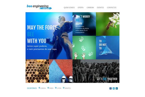 Bee theme site design template sample