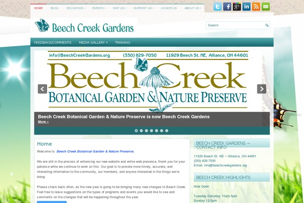 beechcreekgardens.org site used Healthwp