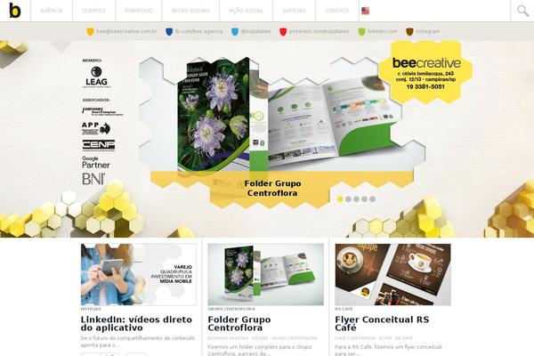 Bee theme site design template sample