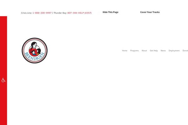 WordPress website example screenshot