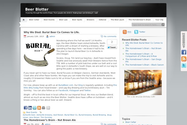 beerblotter.com site used iNove