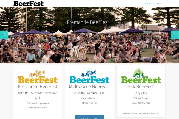 beerfestivals.com.au site used Enfold