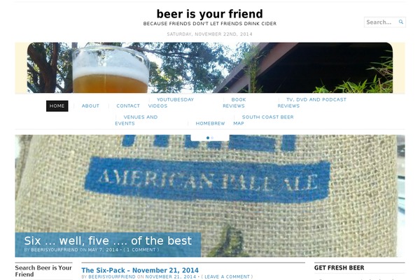 WordPress website example screenshot