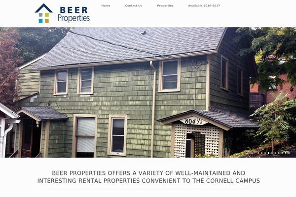 Vantage theme site design template sample