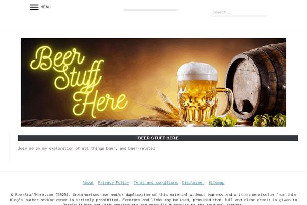 beerstuffhere.com site used Acabado-1.2.2