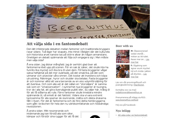 beerwithus.se site used Carrington Text