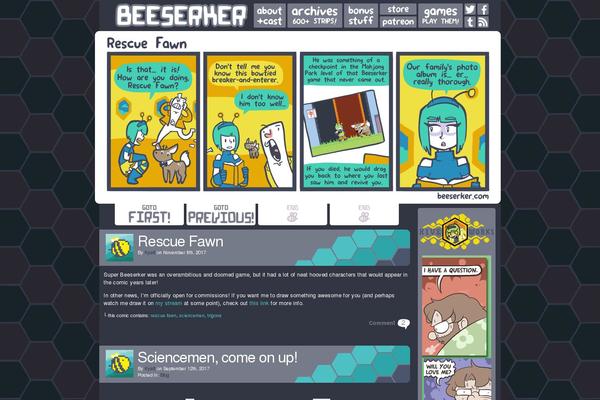 WordPress website example screenshot