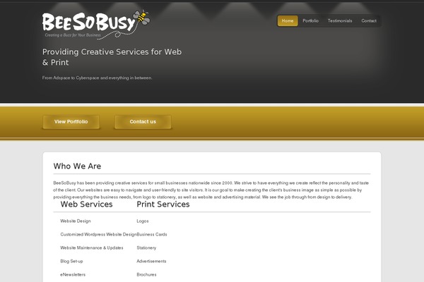 beesobusy.com site used Ultrawebstudio