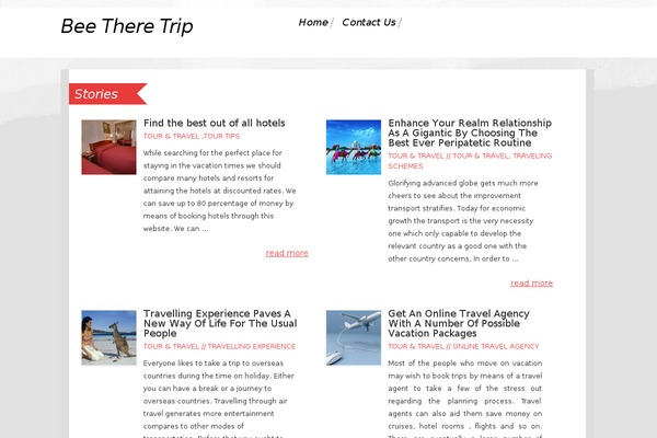 Travelous theme site design template sample