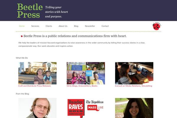 beetlepress.com site used Beetlepress