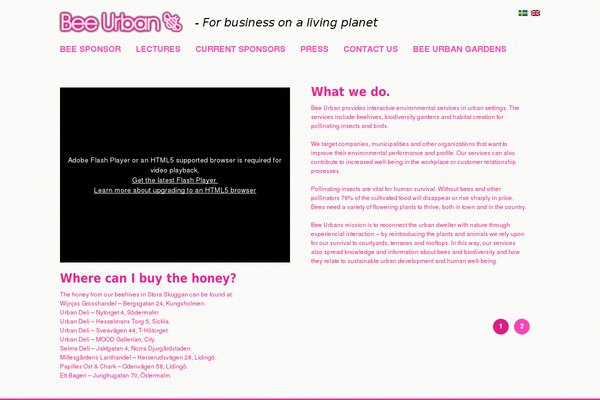 WordPress website example screenshot