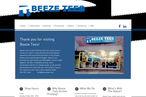 beezetees.com site used ToomMorel Lite