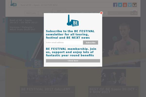 befestival.org site used Be15