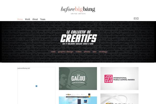 Twenty Twelve theme site design template sample