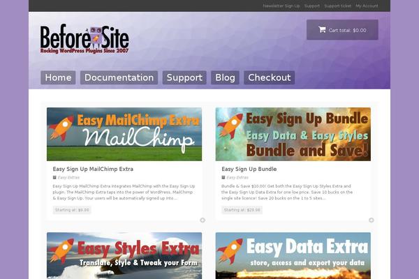 beforesite.com site used Beforesite-vendd-child-theme