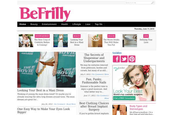 befrilly.com site used Linepress_mod_ga_v1