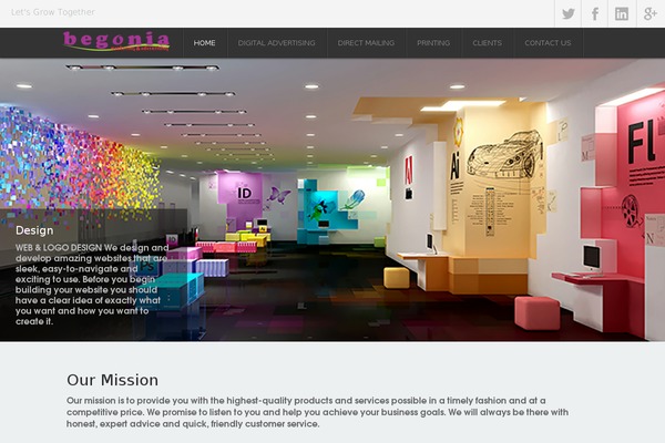 Bima theme site design template sample