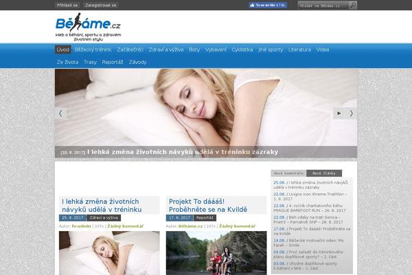 behame.cz site used Behame_template