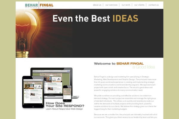 WordPress website example screenshot